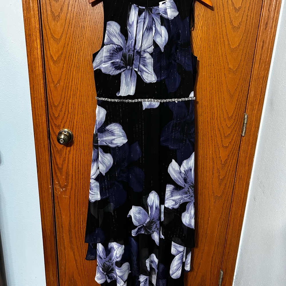 Floral high low dress